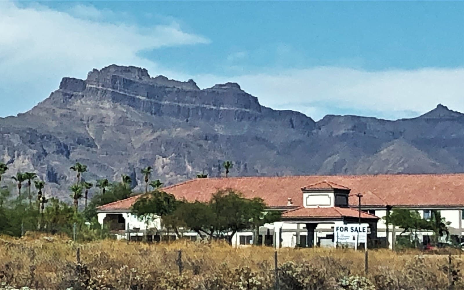 Superstition Mountains viewed from Apache Junction