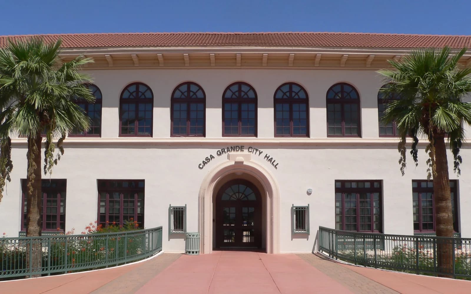 Historic Casa Grande City Hall entrance