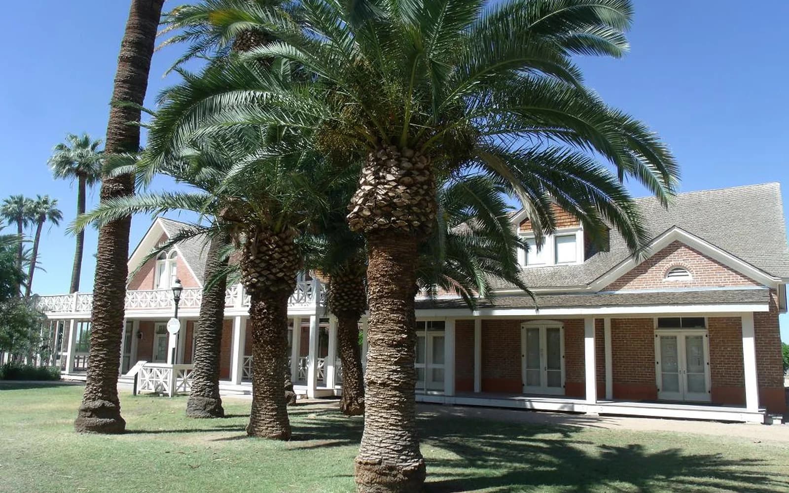 Historic main mansion at Sahuaro Ranch in Glendale