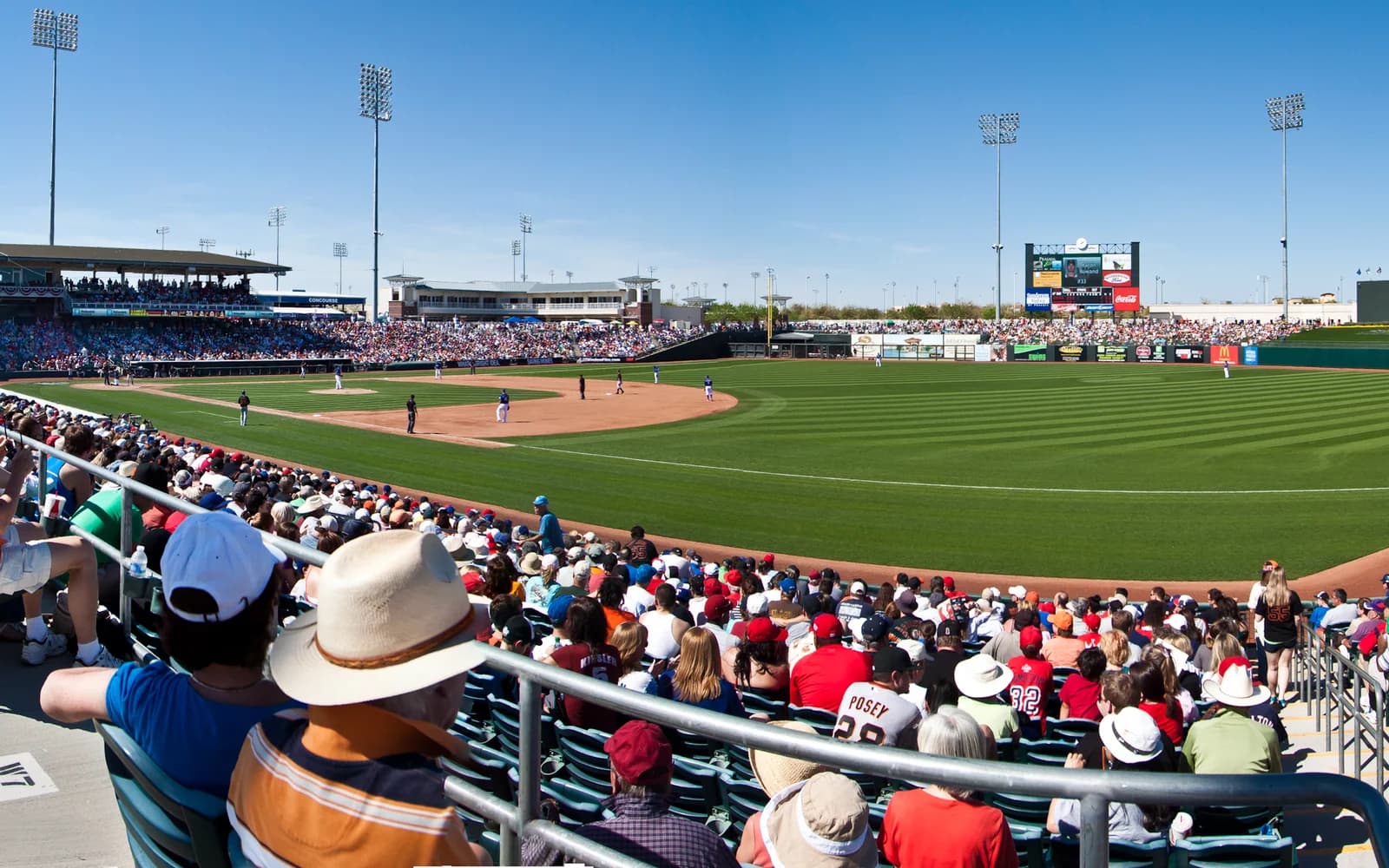 Baseball game at Surprise Stadium